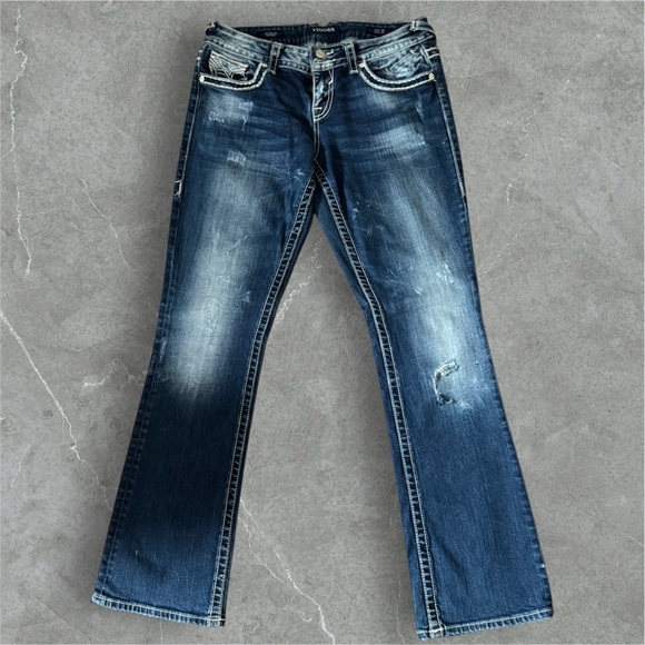✅Vigoss The Dallas Slim Boot Cut Jeans - Picture 2 of 13